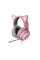 Дротові навушники з мікрофоном Razer Kraken Kitty Edition Quartz pink