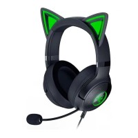 Дротові навушники з мікрофоном Razer Kraken Kitty V2 Black black