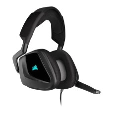 Дротові навушники з мікрофоном Corsair Void RGB Elite USB з об'ємним звуком 7.1 Black