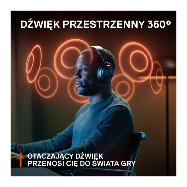 Бездротові навушники з мікрофоном SteelSeries Arctis Nova Pro X Wireless black