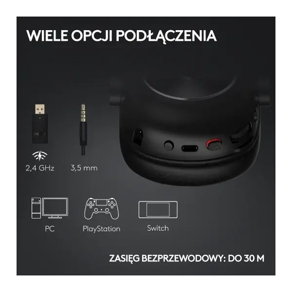 Бездротові навушники з мікрофоном Logitech G Pro X2 Lightspeed White