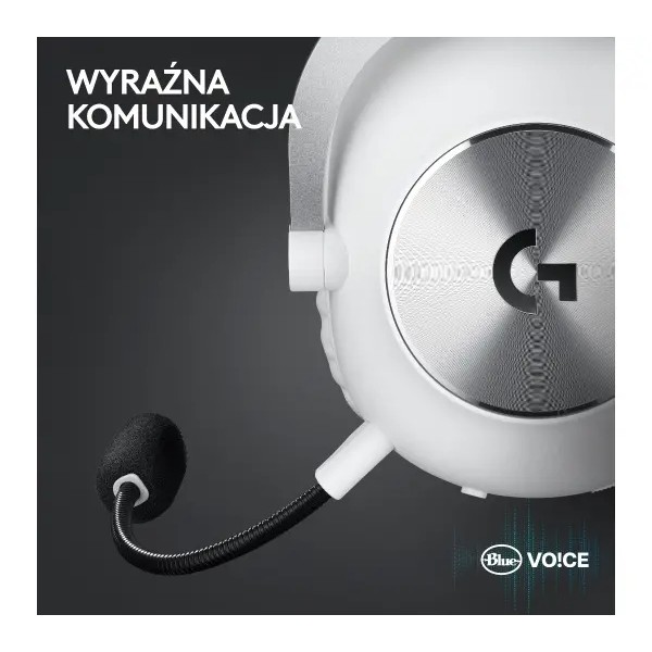 Бездротові навушники з мікрофоном Logitech G Pro X2 Lightspeed White
