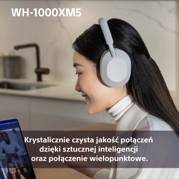 Бездротові навушники Sony WH-1000XM5 ANC Bluetooth 5.2 blue