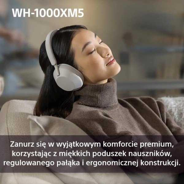 Бездротові навушники Sony WH-1000XM5 ANC Bluetooth 5.2 blue