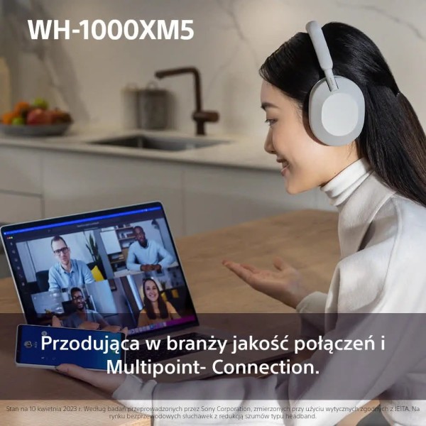 Бездротові навушники Sony WH-1000XM5 ANC Bluetooth 5.2 blue