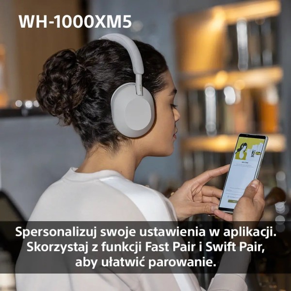 Бездротові навушники Sony WH-1000XM5 ANC Bluetooth 5.2 blue