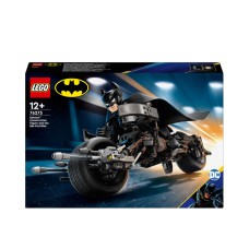 Конструктор LEGO DC Batman 76273 Збірна фігурка Бетмена та мотоцикл